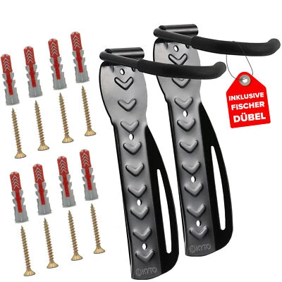 MSZWEIRAD 2er Set Fahrrad Wandhalterung Fahrradhalter platzsparend Garage E Bike MTB
