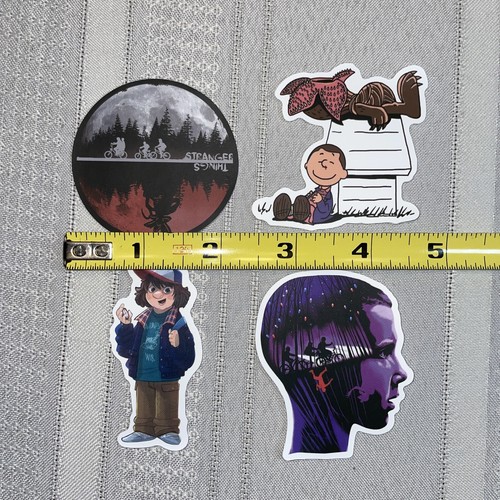 Stranger Things Aufkleber Skateboard Gepäck Laptop Telefon Gitarrenaufkleber Menge 4 - Bild 2 von 7