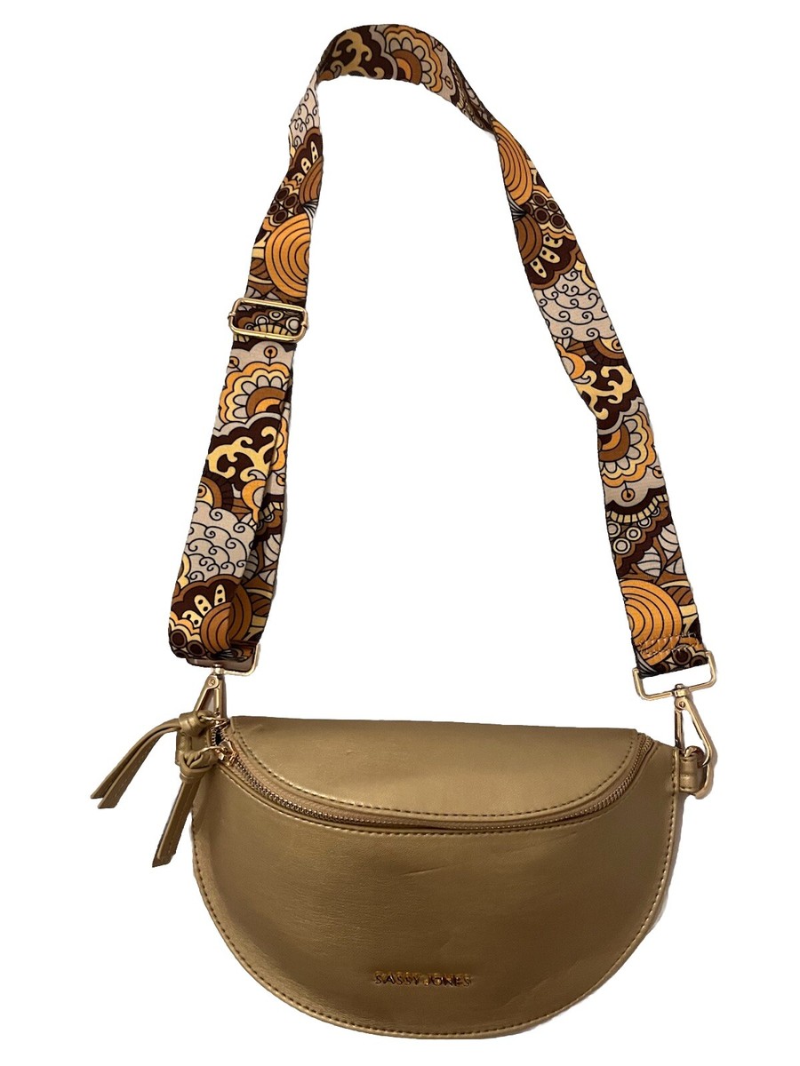 Sassy Jones Metallic Gold Backpack V144 COCCO GOLD BACKPACK main image 3