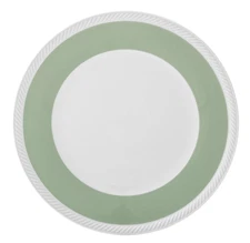 MICHAEL ARAM TWIST 11" DINNER PLATE - SAGE - NEW WITH TAGS