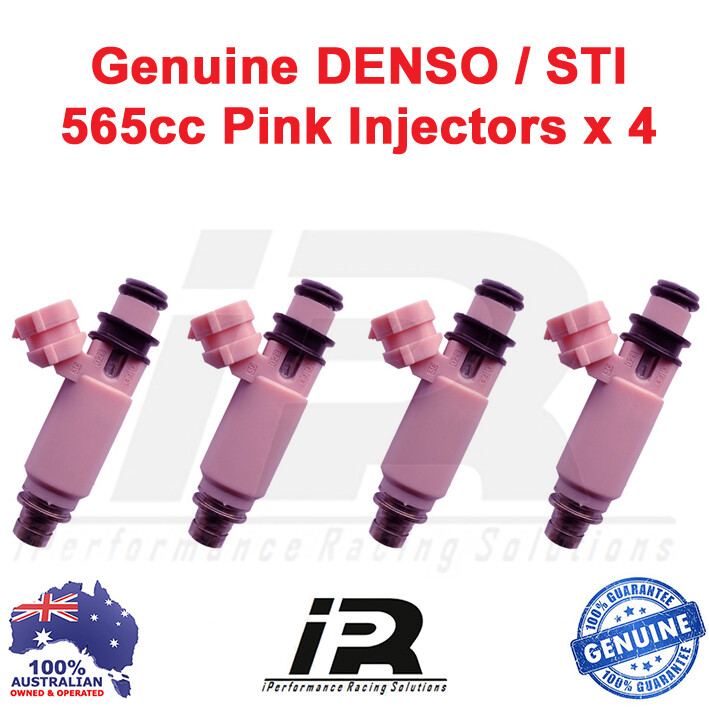 4 x Pink 565cc fuel injectors Direct fit for Impreza WRX Sti Forester Genuine 4 x Pink 565cc fuel injectors Direct fit for Impreza WRX Sti Forester Genuine