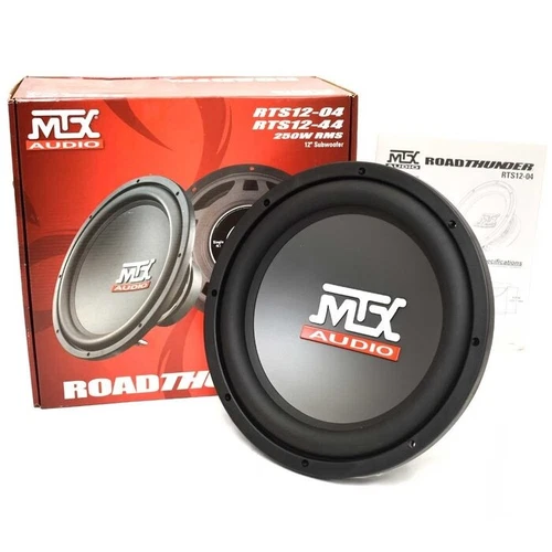 MTX AUDIO ROAD THUNDER SUBWOOFER RTS12-04 12" 4-OHMS 250W MARINE BOAT