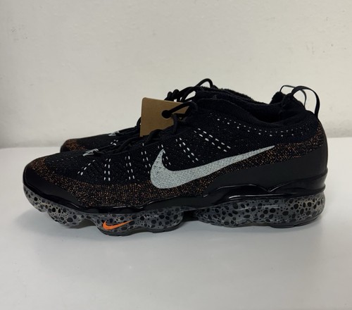 Nike Air Vapormax 2023 Flyknit Electric Pack Mens Sz 12 Black Orange FZ2519-001 - Picture 1 of 12