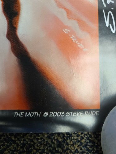 2003 The Moth 19x13'' POSTER Autograph/Signed by Steve Rude Comic Displayed - Imagen 2 de 6