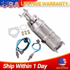 Catalytic Converter W/ Up & Downstream O2 Sensor For 2003-2007 Honda Accord 2.4L