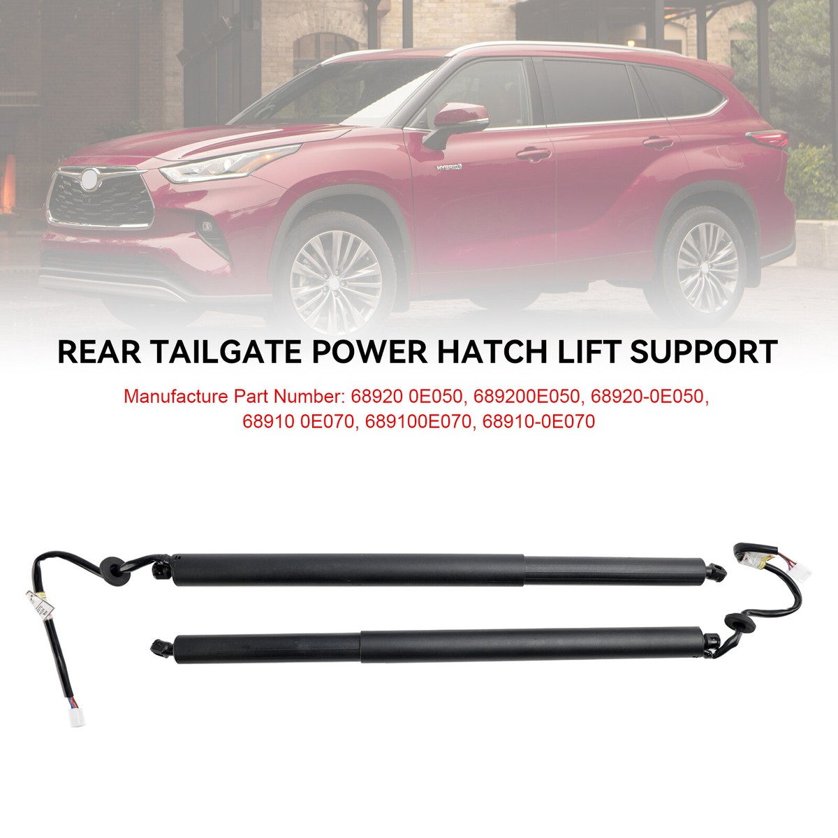 車のトランクサポートロッド RAV-4用 2014 2015 2016 2018 ペア