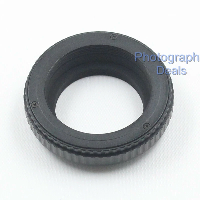 Brass M42 to M39 12mm-19mm Adjustable Focus Helicoid Adapter Macro Mount Tube - Image 4 of 4