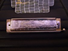 1970's Vintage M.Hohner Super Chromonica 270-C 12 Key Hole Harmonica