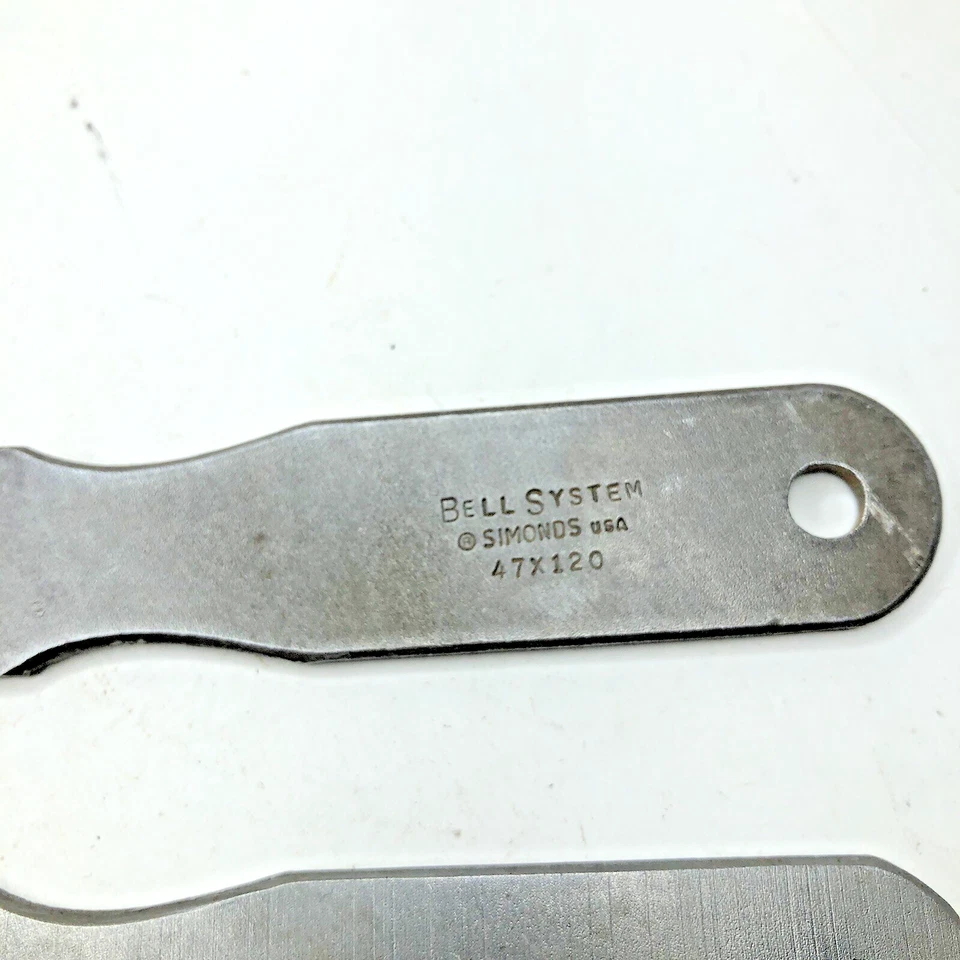 Vintage Lot 2 Simonds 47 X 121 & 47 X 120 Bell Systems Hand File Set Files (USA) - Image 3 of 4