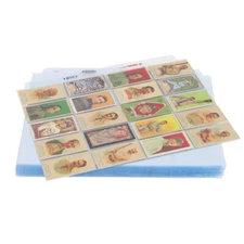 New 40 PK - BCW LaserWeld 20 Pocket Tobacco Card Pages Sheet Protector 3 Ring