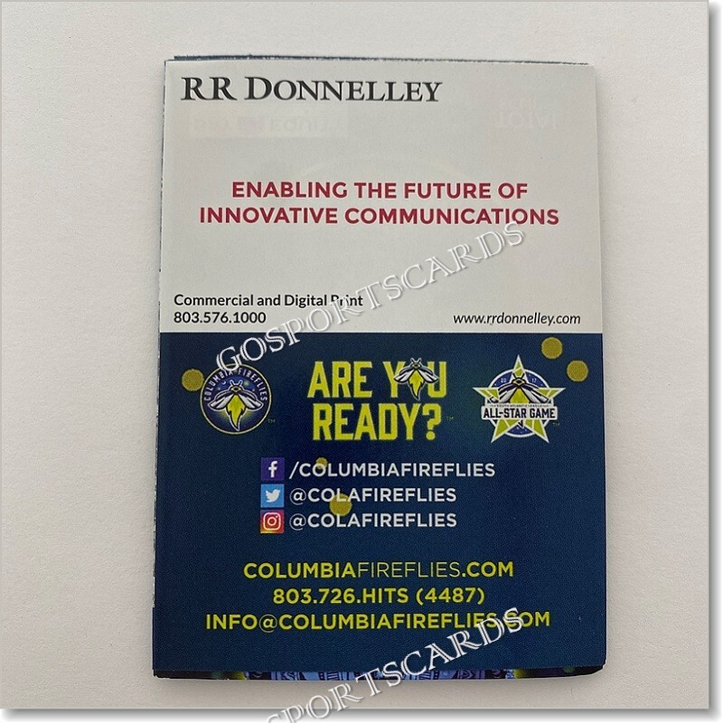 2017-columbia-fireflies-pocket-schedule-new-york-mets-minor-baseball-ebay