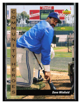 1993 Upper Deck Community Heroes #40 Dave Winfield