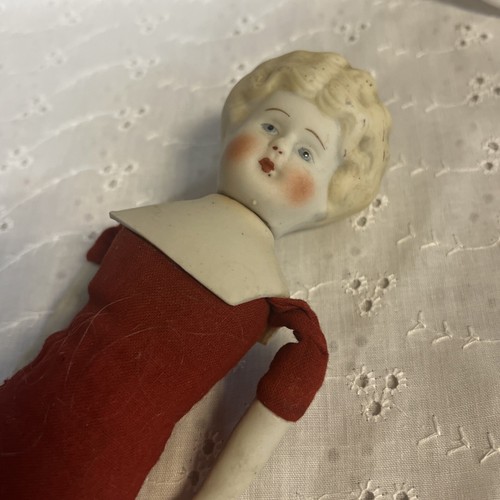 Vintage Bisque Head Doll - Picture 5 of 10