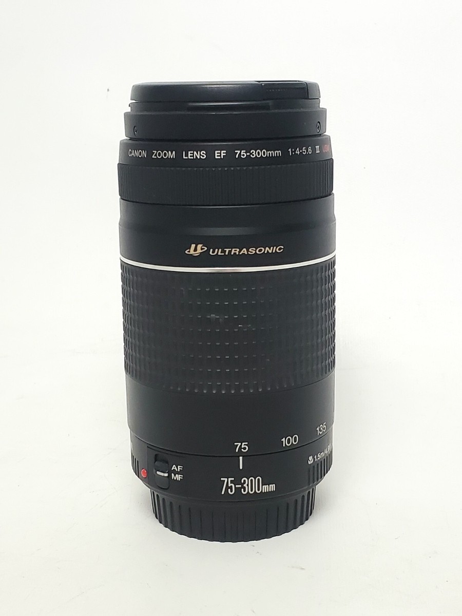 Canon Zoom Lens EF 75-300mm 1:4~5.6 III USM Ultrasonic | eBay