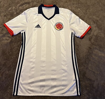 Colombia 2016 Home Jersey White