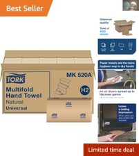 Universal Quality Eco-Friendly Hand Towels - 16 Packs of 250 Multifold Sheets