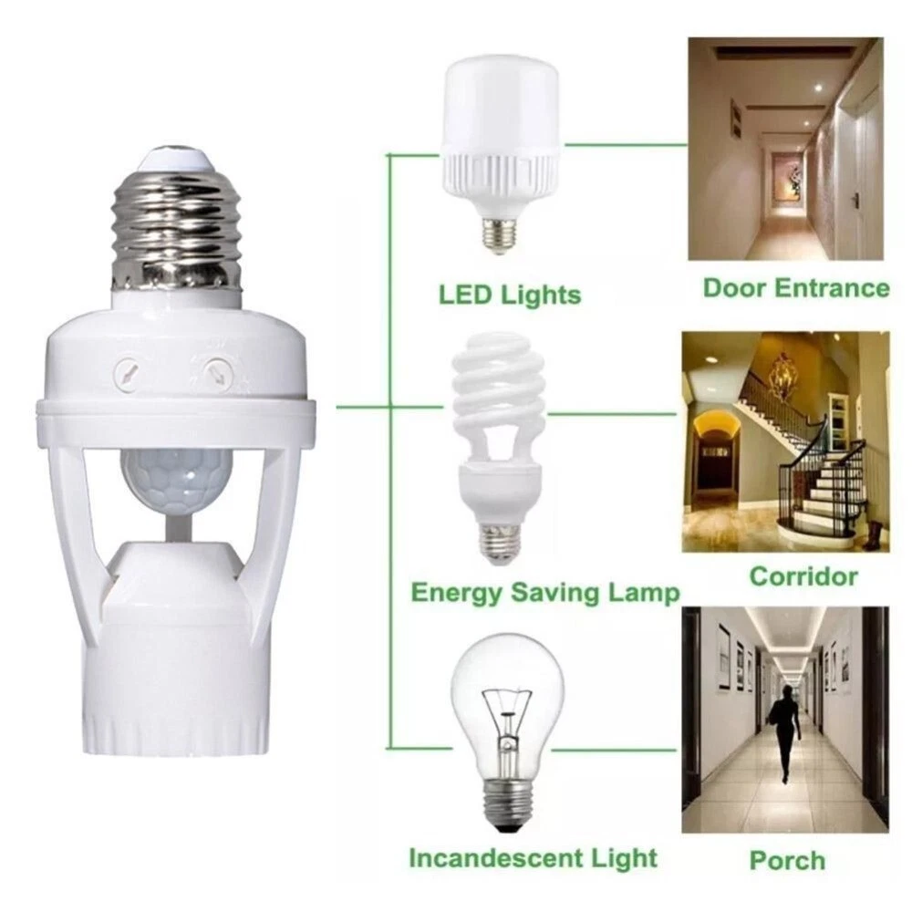 Motion sensor bulb holder online