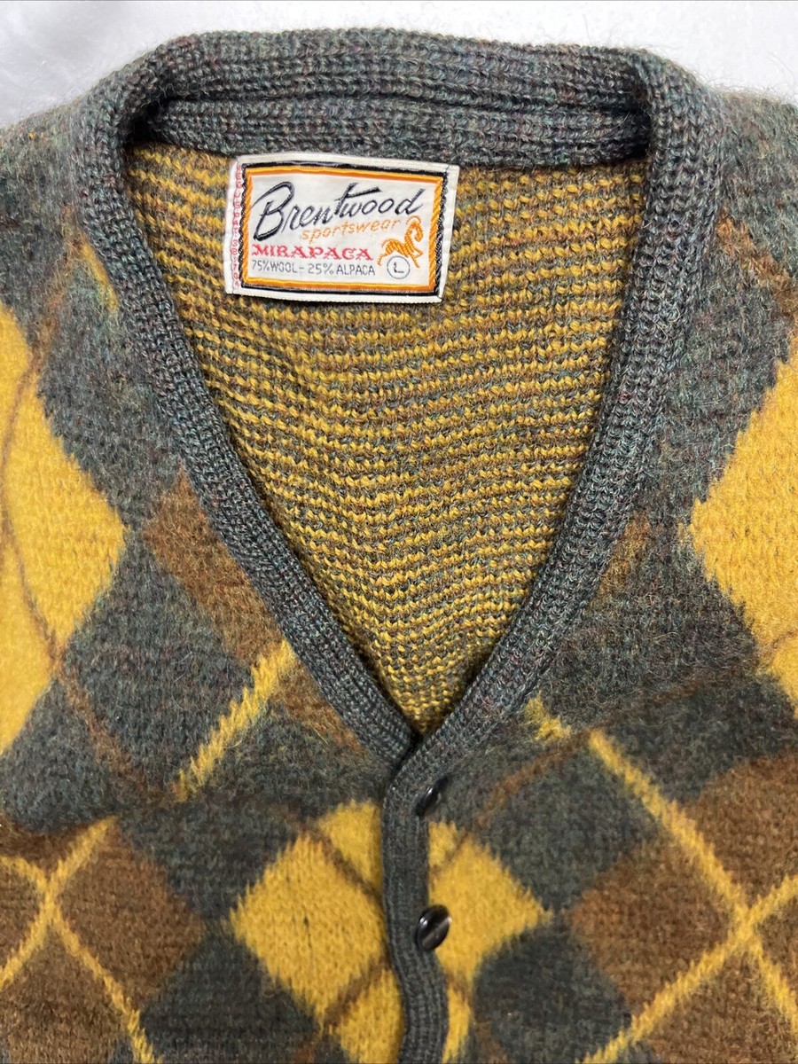 1960年代　 Brentwood アルパカ　 カーディガン 商品紹介 » 60's “Brentwood” ALPACA CARDIGAN - Suntrap