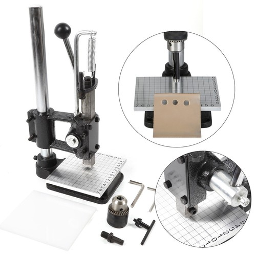 Punzonatrice Manuale Goffratrice Pelle Die Cutting Taglierina Machine 13X15CM - Foto 14 di 37