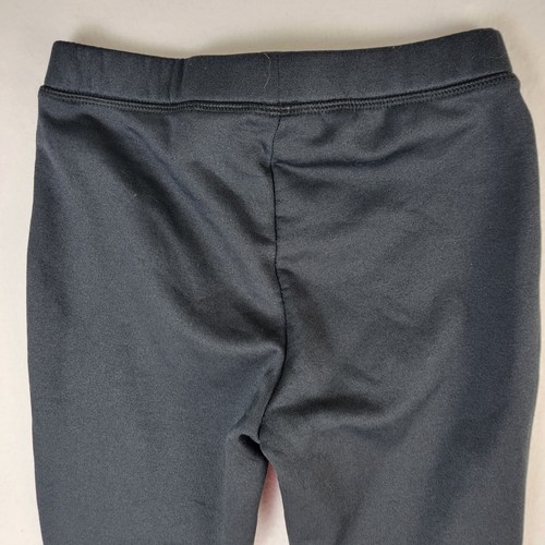 L.L. Bean Leggings Girls 10 Black Fleece Lined Stretch Pull On Warm Hike Winter - Picture 4 of 13