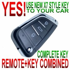 X7 Style Flip Key Remote For 09-17 Ford Fiesta Chip Keyless Entry Remote Fob 3d X7 Style Flip Key Remote For 09-17 Ford Fiesta Chip Keyless Entry Remote Fob 3d