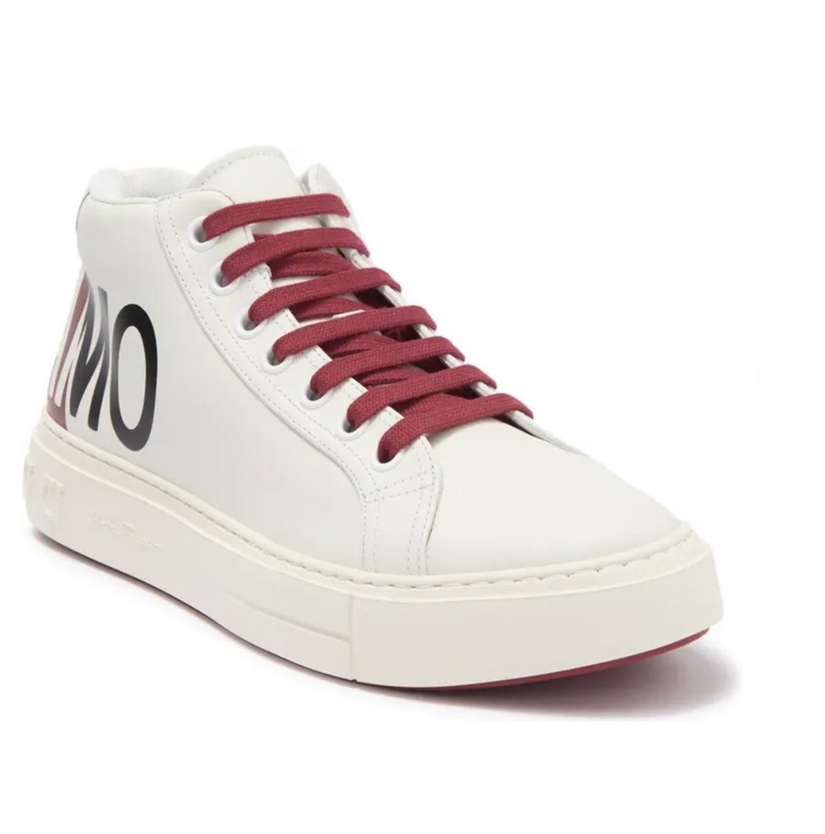 【SALVATORE FERRAGAMO】SNEAKERS Salvatore Ferragamo Men's Mid Top Chunky Sole Branded