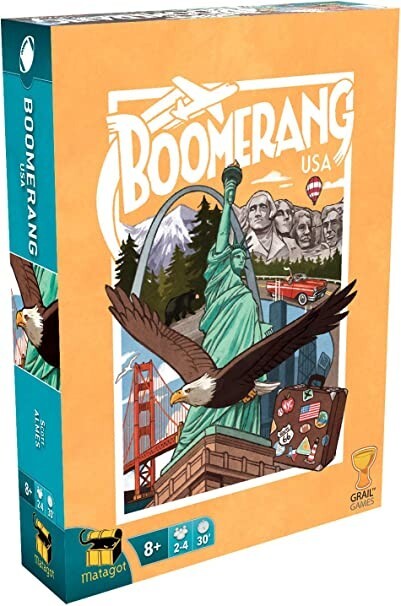 juego de mesa BOOMERANG: USA de SD ediciones - ENTREGA GARANTIZADA