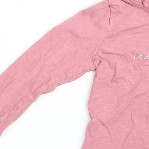 TU Girls Pink Cotton blend T-Shirt Size 5-6 Years - Lovely and Kind - Picture 10 of 12