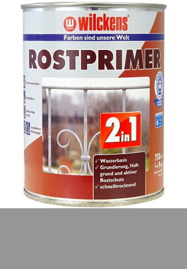 Wilckens 2in1 Acryl Buntlack Für Innen Und Außen, Seidenmatt, 750 Ml, RAL 9010 Reinweiß