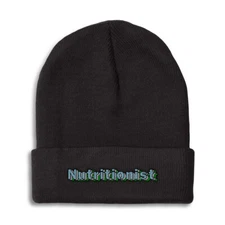 Beanies for Men Nutritionist Winter Hats for Women Acrylic Skull Cap 1 Size