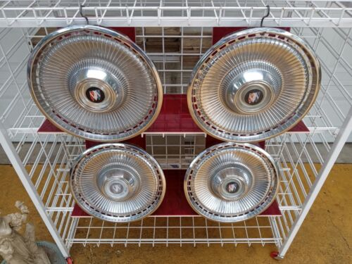 1971-1973 Buick LeSabre 15" Hubcaps Set Of (4) Wheel Covers OEM Vintage Classic - Picture 5 of 24