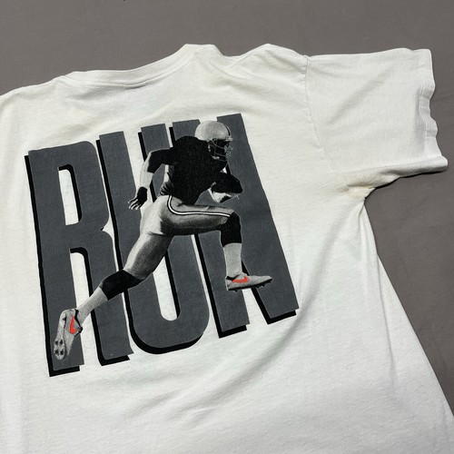 Vintage 80’s Nike Bo Jackson Hit & Run White Tee Sz L - Picture 8 of 9
