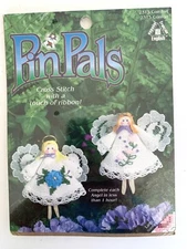 Designs For The Needle Pin Pals Cross Stitch Kit 2315 COMFORT ANGELS Makes 2