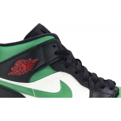 Jordan Air Jordan 1 Mid Pine Green vintage All-match 554724