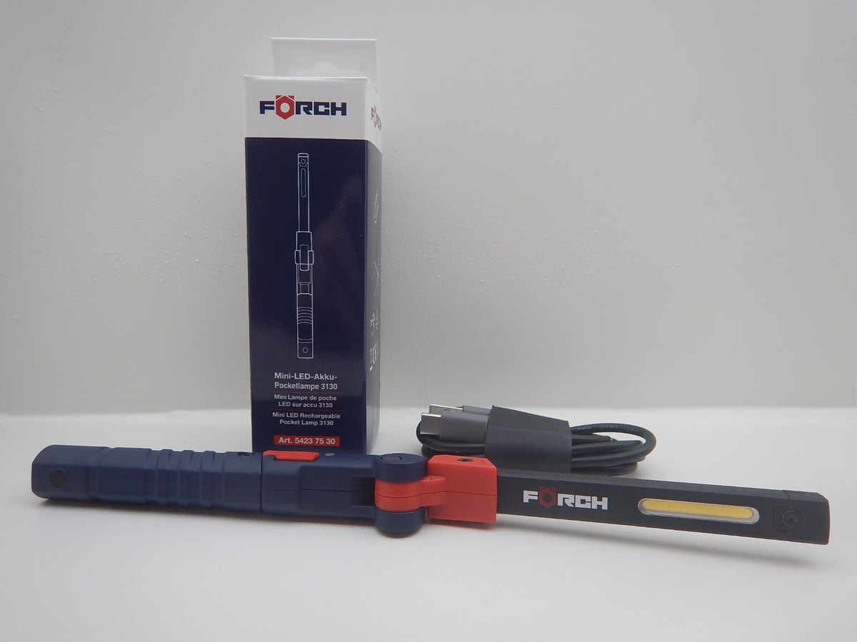 FÖRCH LED AKKU KNICKLAMPE TASCHENLAMPE MINI LED AKKU POCKETLAMPE  