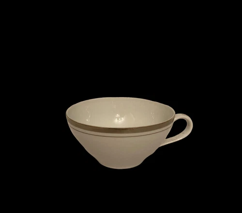 1960s Royalton China Co Tea Cups Translucent Porcelain Japan Golden Elegance.