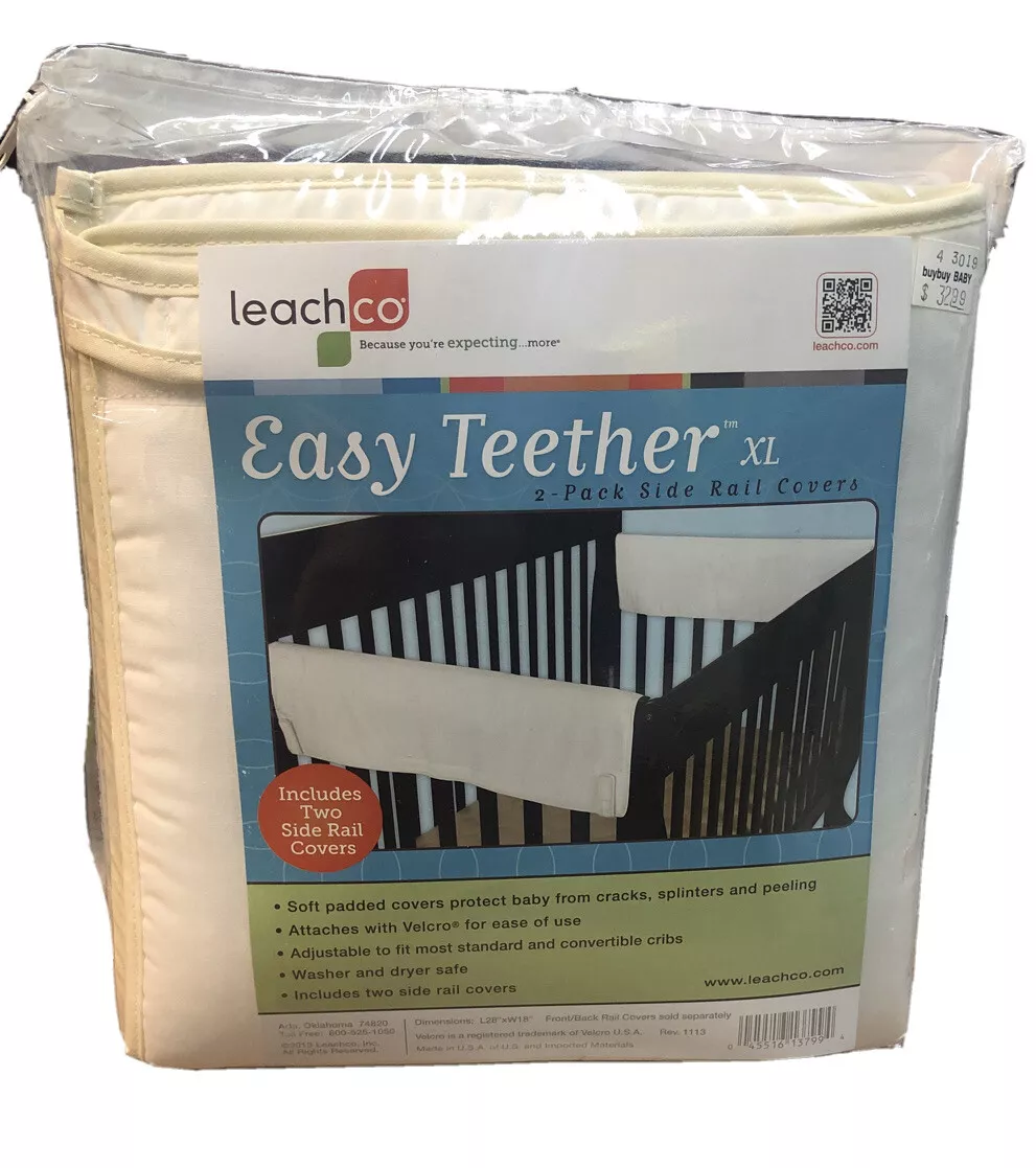 Leachco crib rail cover sales