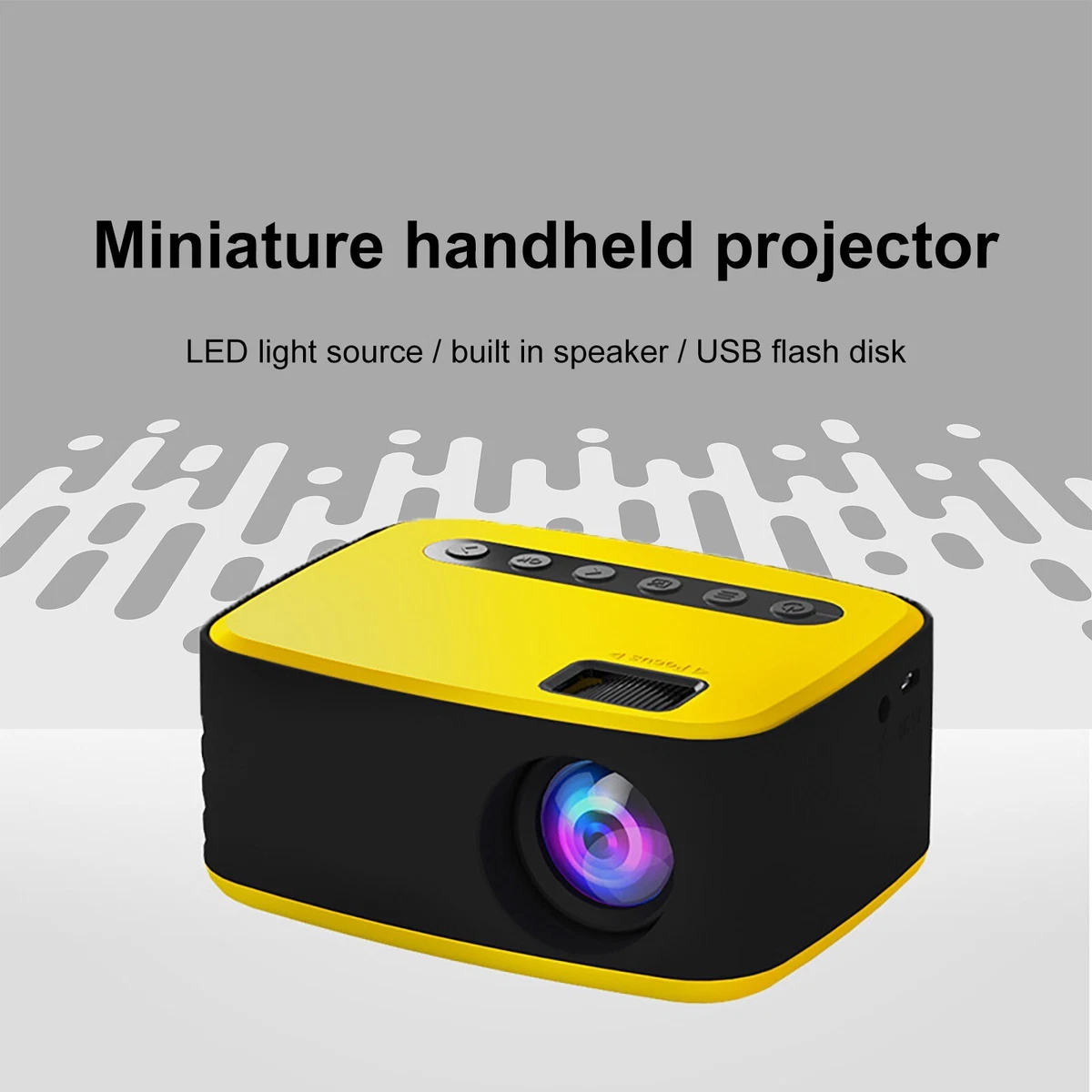 Mini Portable Pocket Home - Projector 3D HD 1080P LED Cinema AV Projector  Pocket | eBay