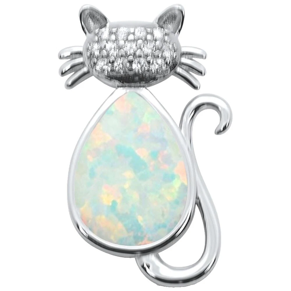 Collares y colgantes de ópalo colgantes de moda de animales e insectos