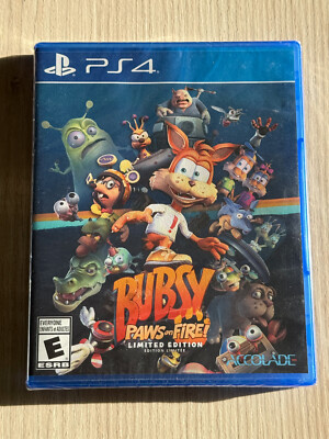 Bubsy: Paws On Fire! Limited Edition NEU SEALED PS4 PlayStation 4 US EXKLUSIV