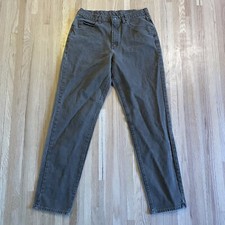 LL Bean Double L Natural Fit Cotton Denim Jeans USA Made 37 X 36 Brown