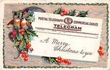 POSTCARD GREETINGS  A MERRY XMAS TO YOU   TELEGRAM