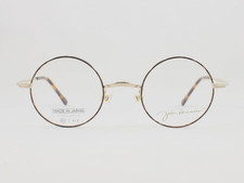 John Lennon Round Eyewear Glasses Frame JL-1107 c.1 Gold Brown 43 22-145 w/Case