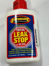 CAR AIR CONDITIONER PERMANENT SEAL A/C STOP LEAK WITH UV R134A R12
