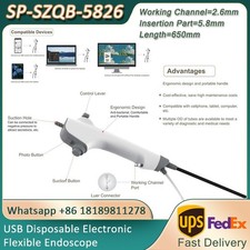 Length 650mm, high-definition USB Disposable Electronic Flexible Endoscope