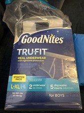 GoodNites Boys Trufit Large X-Large Partial Starter Pack