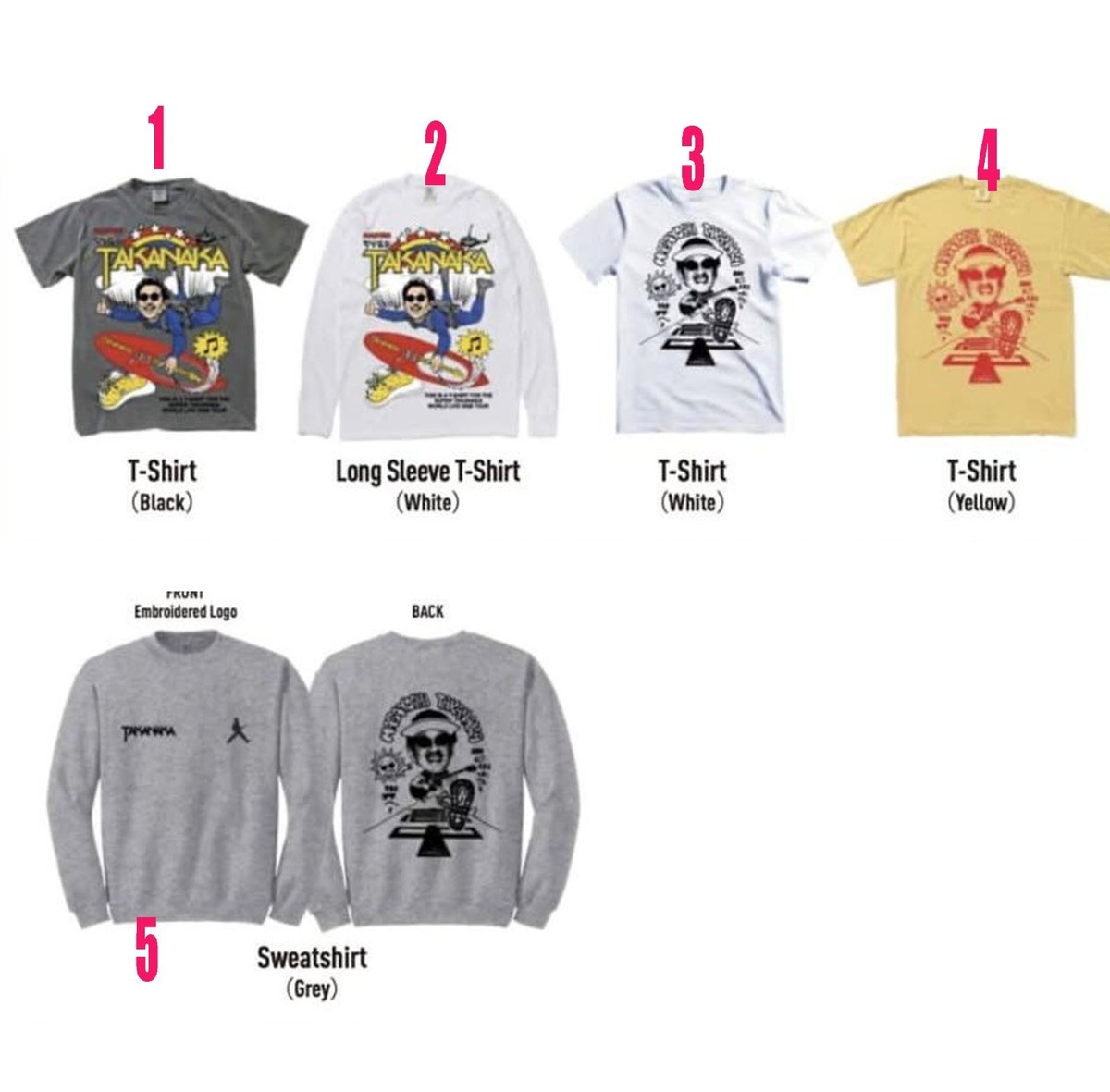 Masayoshi Takanaka WORLD Tour 2026 T shirt Reprint | eBay