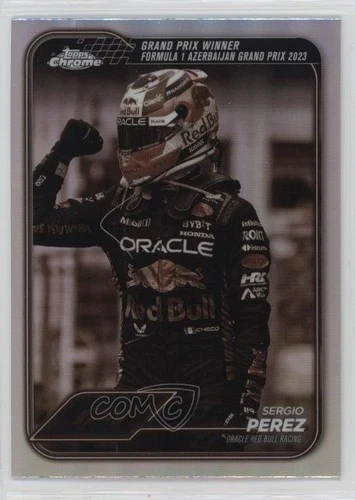 2024 Topps Chrome Formula 1 Grand Prix Winners Sepia Refractor Sergio Perez 1j86