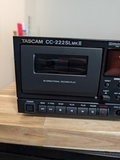 TASCAM CC-222SL MKII registratore CD cassette deck combo nero MP3 CD-RW