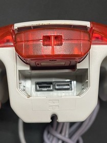 Sega Dreamcast Clear Red Controller + Matching Memory Card HKT-7700